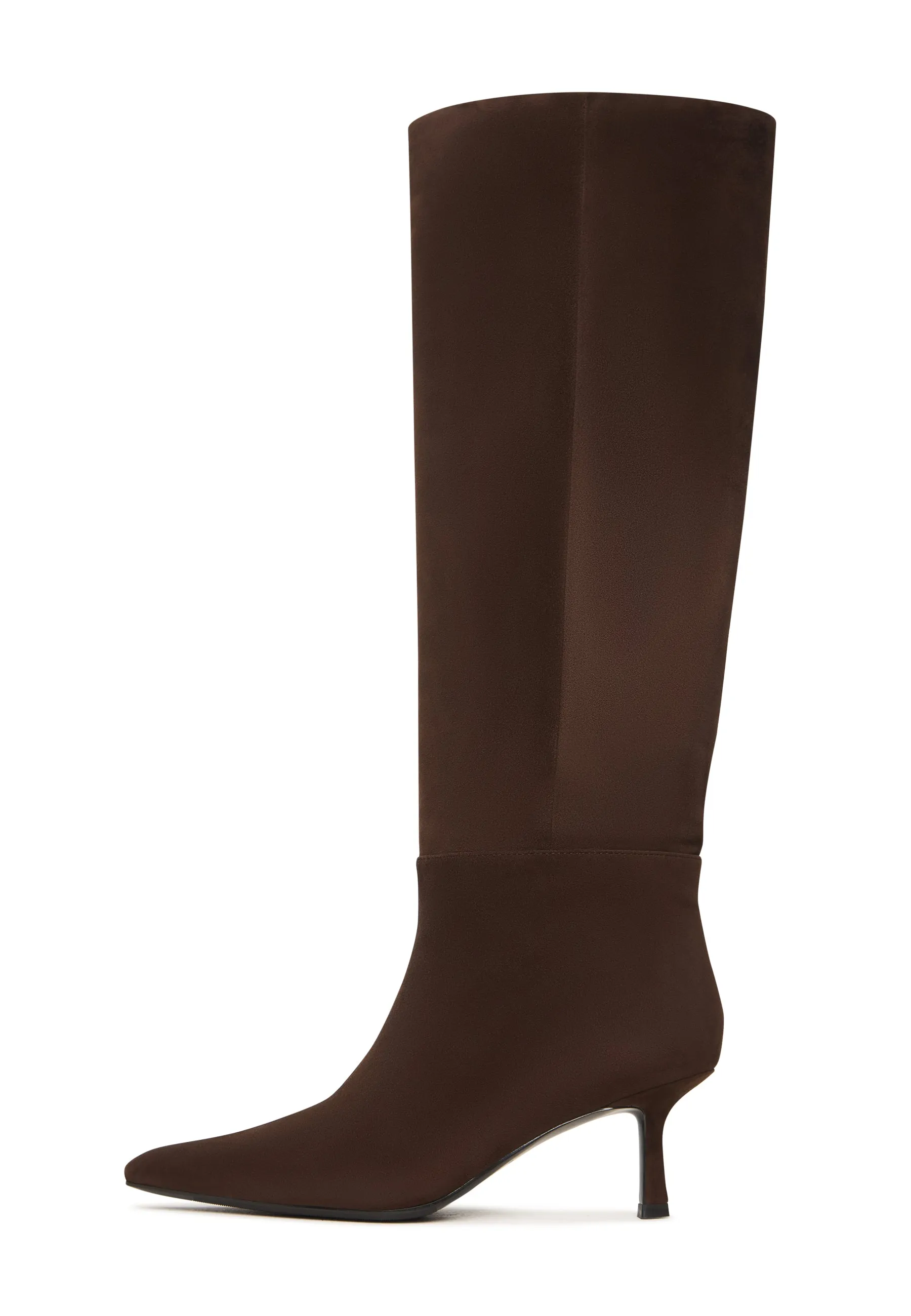 Suede Slouchy Boots Stella - Brown