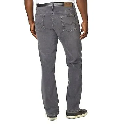 Urban Star Men's Relaxed Fit Straight Leg Jeans Grey