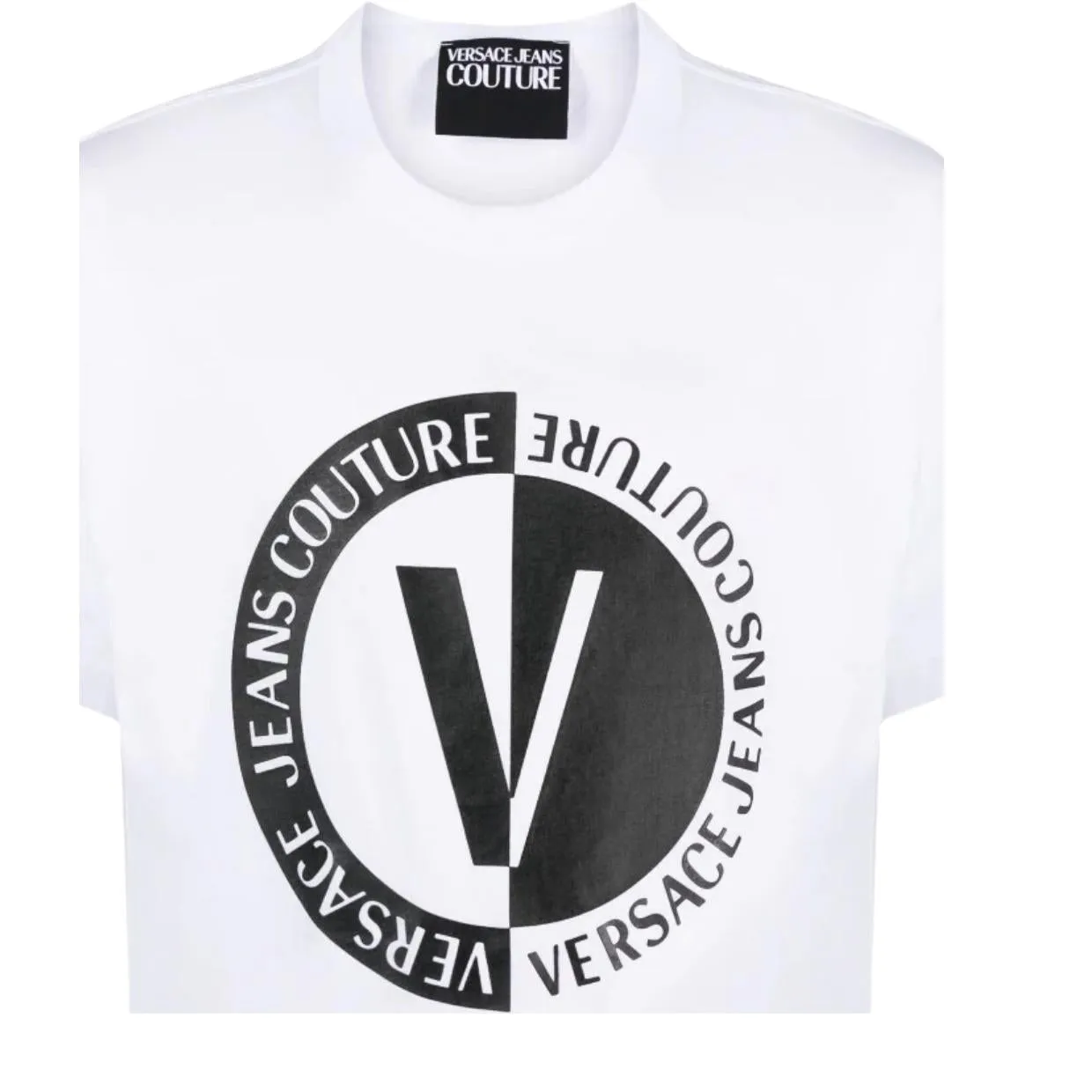 Versace Jeans Couture Printed White T-Shirt