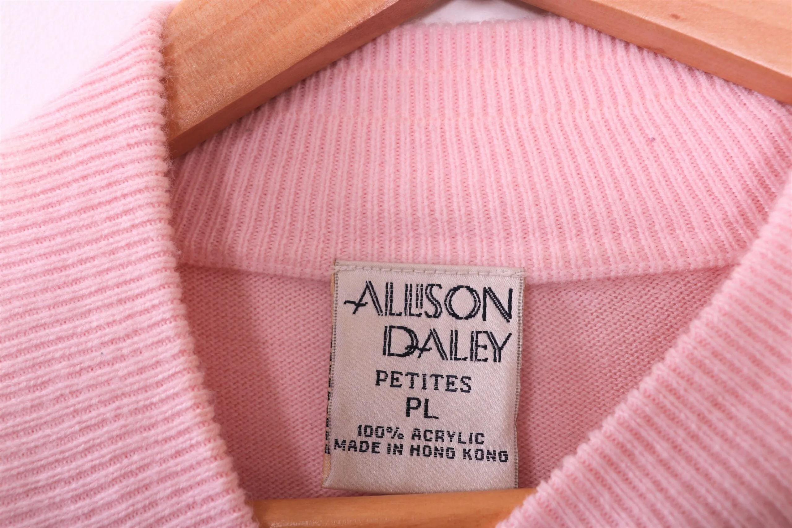 Vintage Allison Daley Pink Sweater